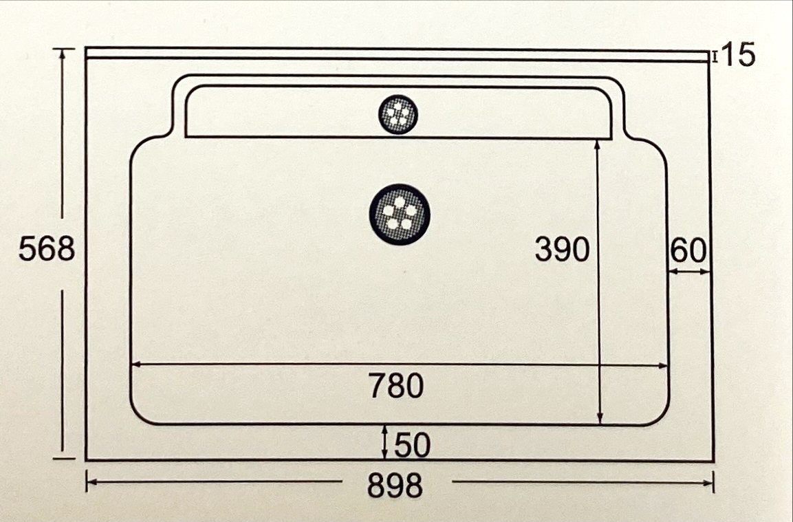 單槽-900型洗衣槽